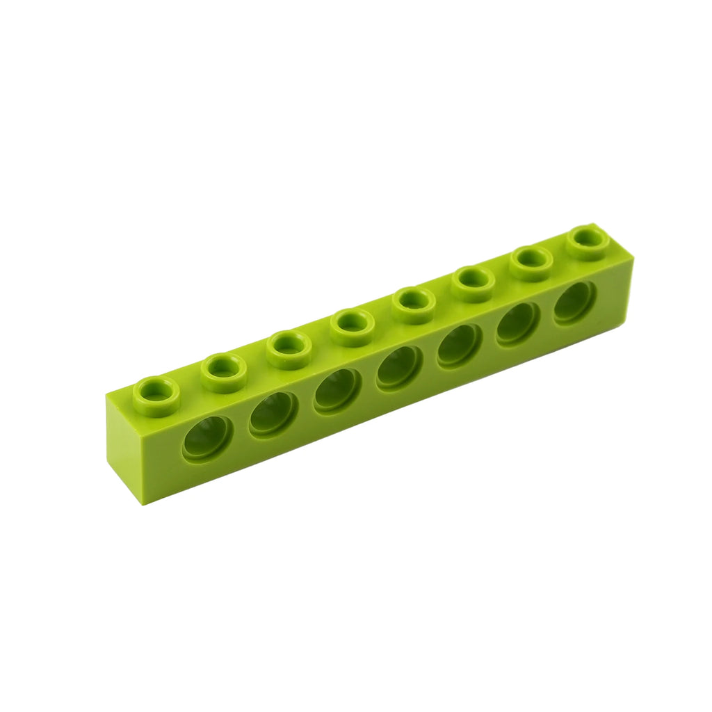 20PCS 3702 Building Blocks Technology Parts 1x8 Beam with 7 Holes DIY Repair Arms Creative MOC Bricks Replacement Accessories
