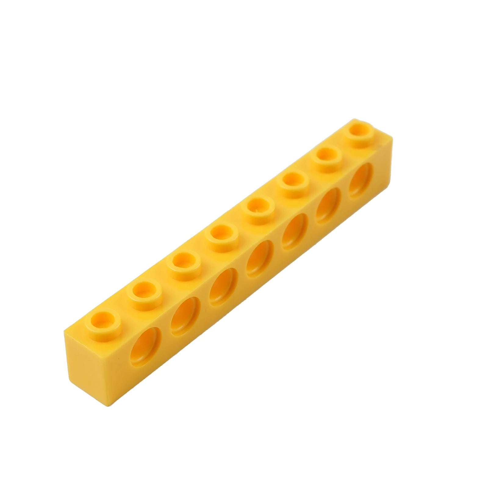 20PCS 3702 Building Blocks Technology Parts 1x8 Beam with 7 Holes DIY Repair Arms Creative MOC Bricks Replacement Accessories
