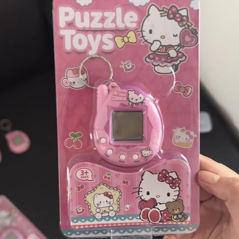 Hot Hello Kitty Electron Pet Interaction Machine Anime My Melody Child Toy Multi-functional Keychain Festival Gift Wholesale New