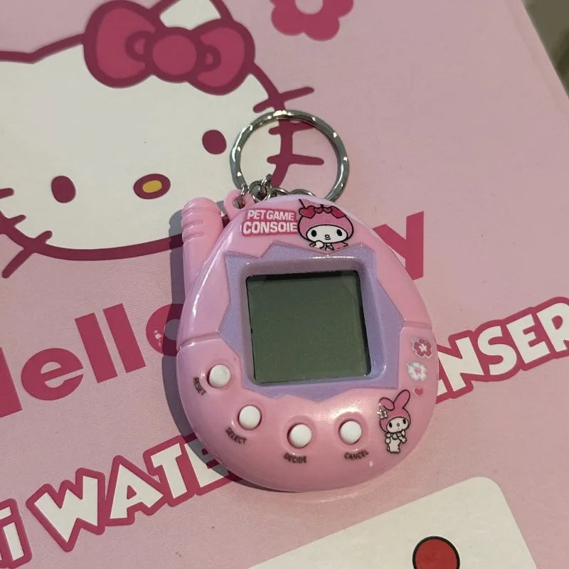 Hot Hello Kitty Electron Pet Interaction Machine Anime My Melody Child Toy Multi-functional Keychain Festival Gift Wholesale New
