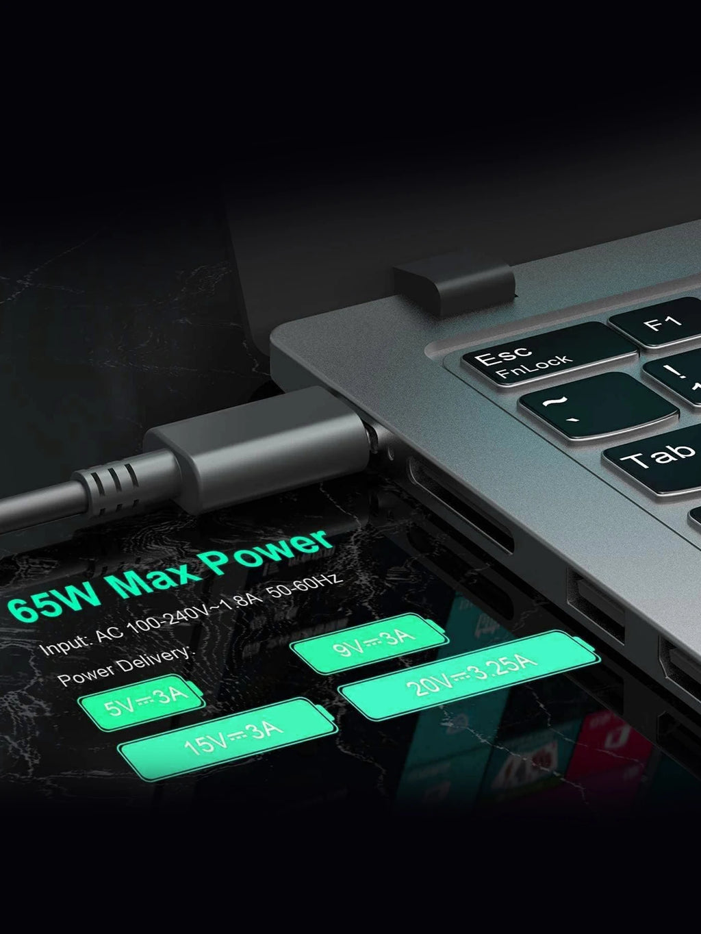 Type C 65W Laptop Charger