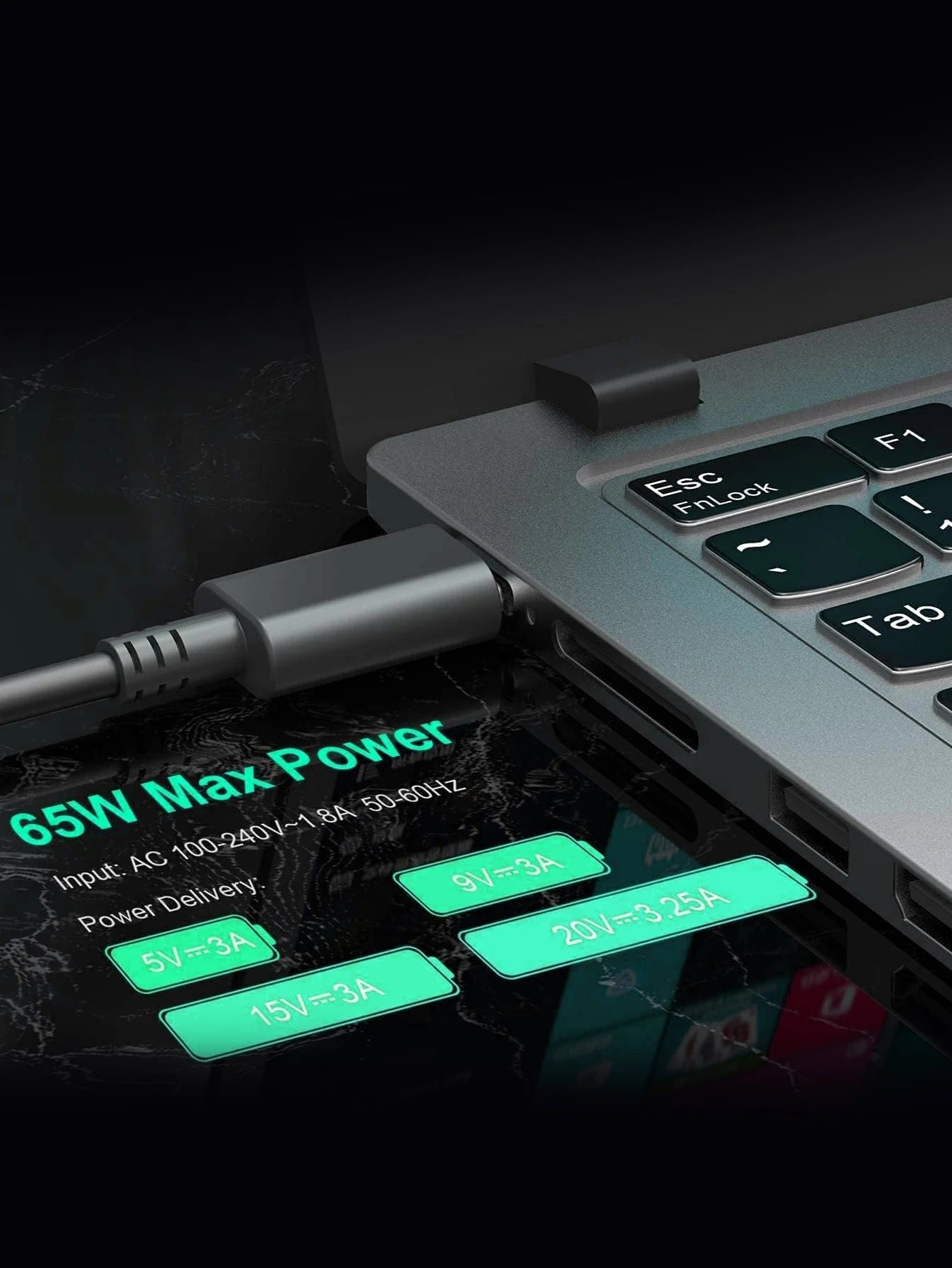 Type C 65W Laptop Charger