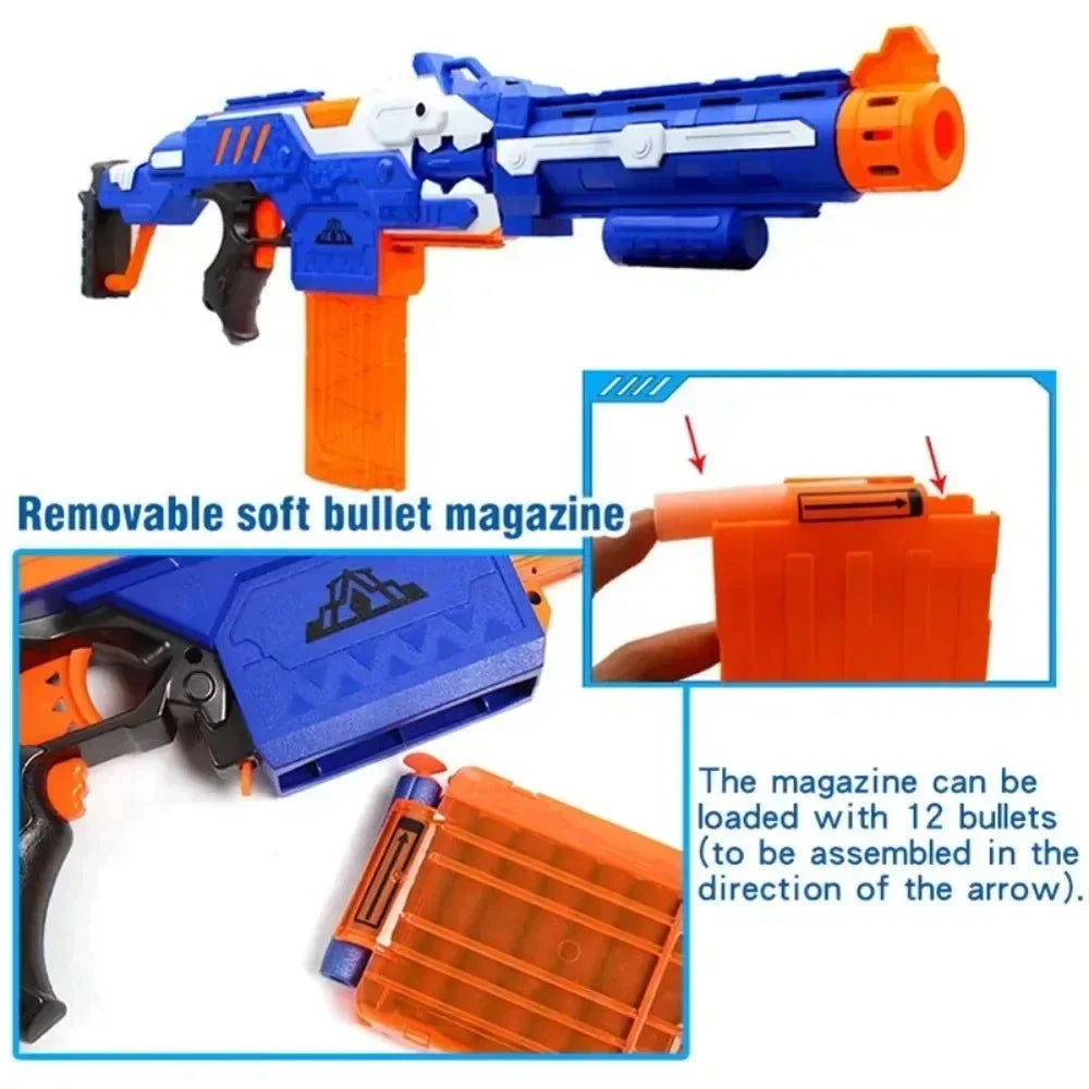 Electric Darts Toy Airsoft for Nerfs Gun Soft 7.2CM Hole Head Bullets FoamSafe Sucker Bullet for NerfsBlasters Boys Toy Children