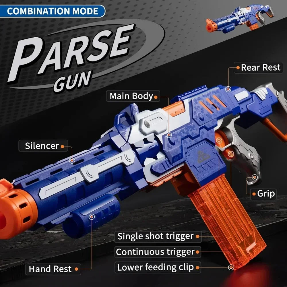Electric Darts Toy Airsoft for Nerfs Gun Soft 7.2CM Hole Head Bullets FoamSafe Sucker Bullet for NerfsBlasters Boys Toy Children