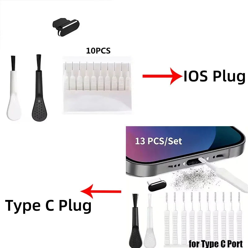 Cleaning Brush Type C Cleaner Set