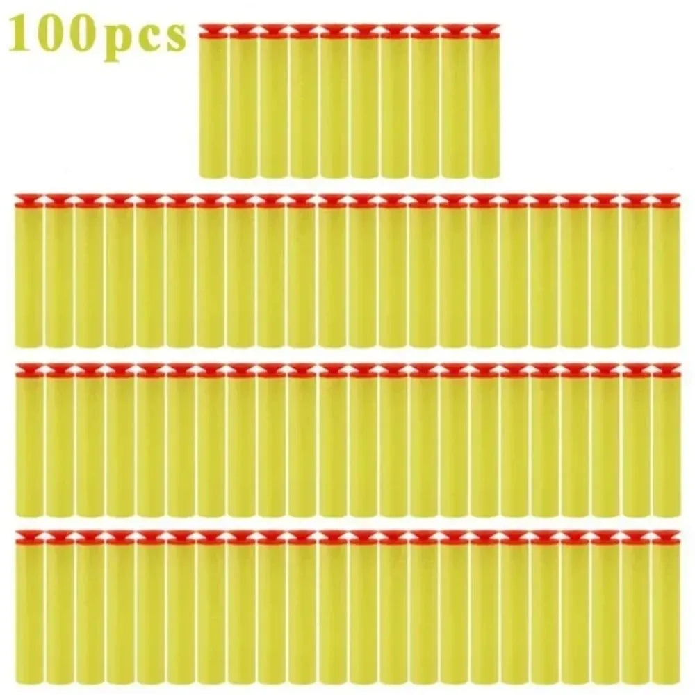 Electric Darts Toy Airsoft for Nerfs Gun Soft 7.2CM Hole Head Bullets FoamSafe Sucker Bullet for NerfsBlasters Boys Toy Children