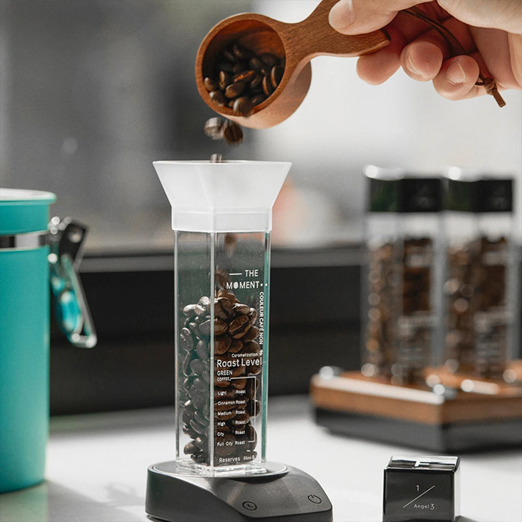 Mini Coffee Scales Electronic Coffee Bean Scale Palm Size Timing Weighing Scale Home Kitchen Tool Coffee Bar Accessories