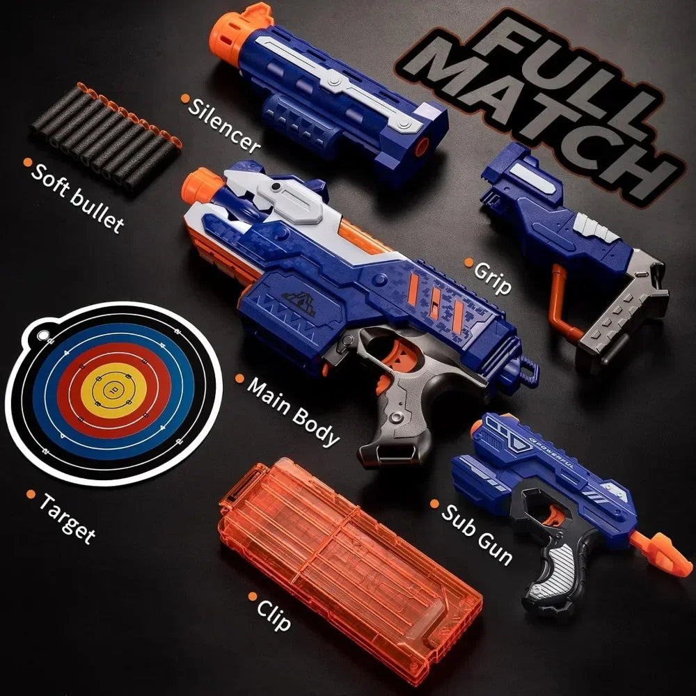 Electric Darts Toy Airsoft for Nerfs Gun Soft 7.2CM Hole Head Bullets FoamSafe Sucker Bullet for NerfsBlasters Boys Toy Children