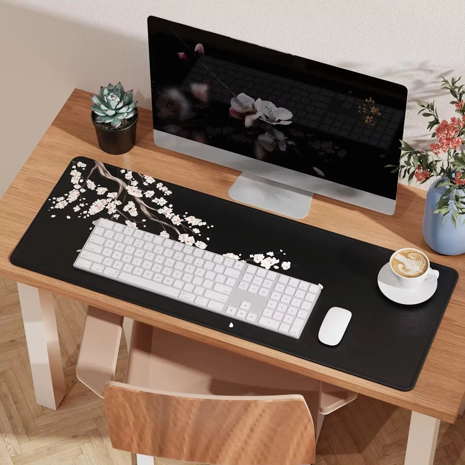 1PC Large Mouse Pads For Desk, Gaming Mouse Pad, Mouse Pad with Stitched Edges and Non-Slip Rubber Base, Extended Mouse Pad