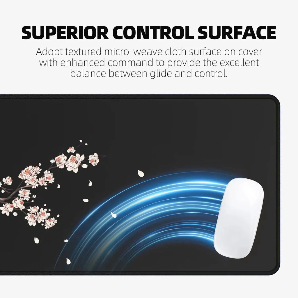 1PC Large Mouse Pads For Desk, Gaming Mouse Pad, Mouse Pad with Stitched Edges and Non-Slip Rubber Base, Extended Mouse Pad