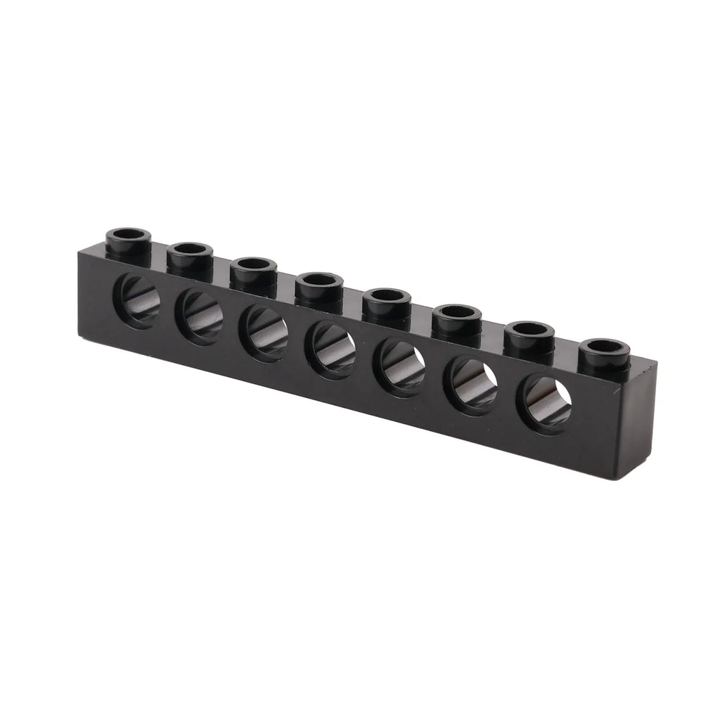 20PCS 3702 Building Blocks Technology Parts 1x8 Beam with 7 Holes DIY Repair Arms Creative MOC Bricks Replacement Accessories