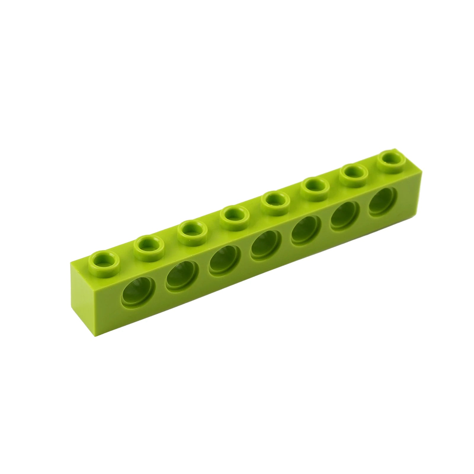 20PCS 3702 Building Blocks Technology Parts 1x8 Beam with 7 Holes DIY Repair Arms Creative MOC Bricks Replacement Accessories
