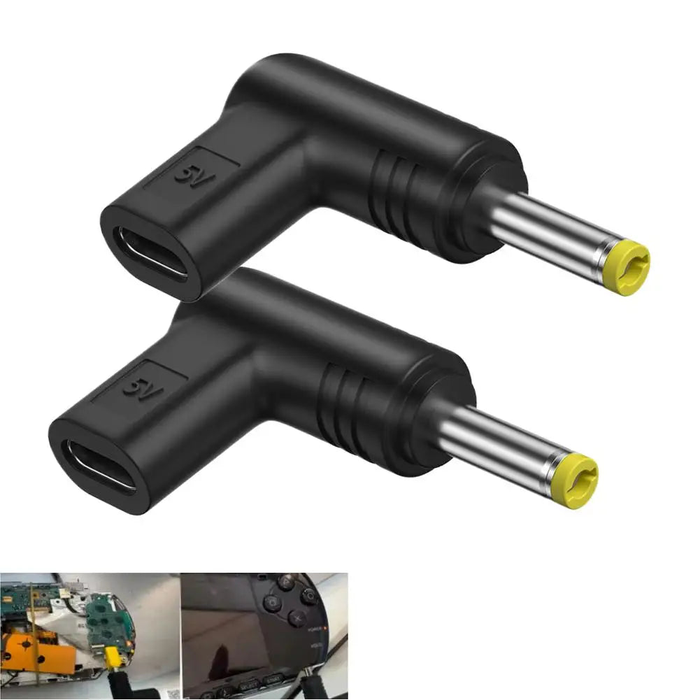 3PCS 100W Type C to Universal Laptop Charger Converter for Asus Lenovo Hp Dell Acer Samsung USB C Fast Charger Adapter Connector